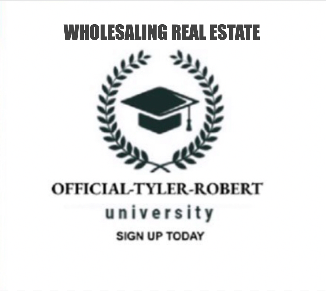 Wholesaling Real Estate *ONLINE*